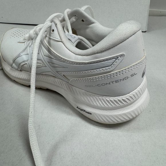 ASICS Gel Contend SL Women White Running‎ Shoes - Size 8. - Picture 8 of 12